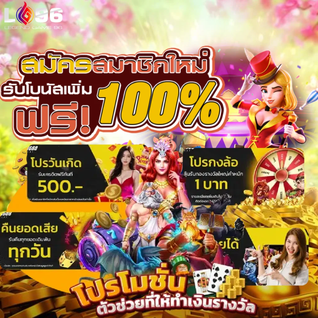 โปรโมชั่นสล็อตฝาก 100 รับ 200 LG96